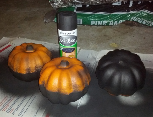 chalkboard pumpkins halloween and thanksgiving crafts for kids