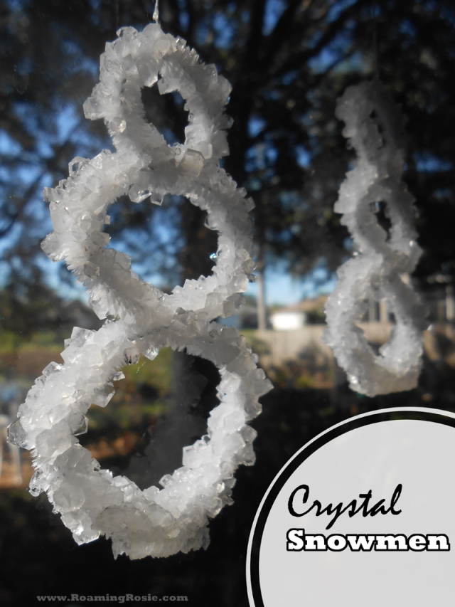 Crystal Snowmen | Borax Christmas Ornament Craft