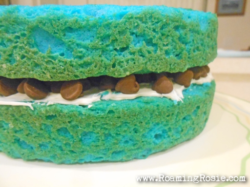 Layer Cake with Chocolate Chip Filling