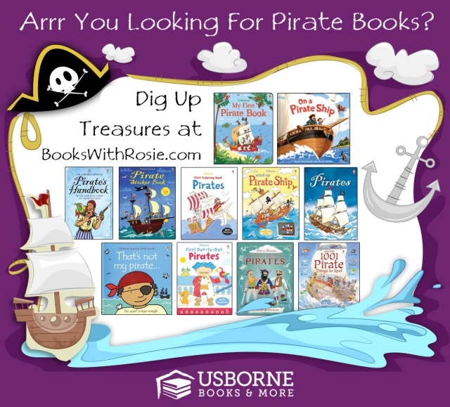 Usborne Pirate Books at BooksWithRosie.com