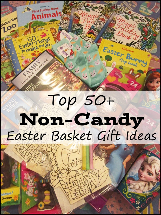 Top 50+ Non-Candy Easter Basket Gift Ideas from RoamingRosie.com