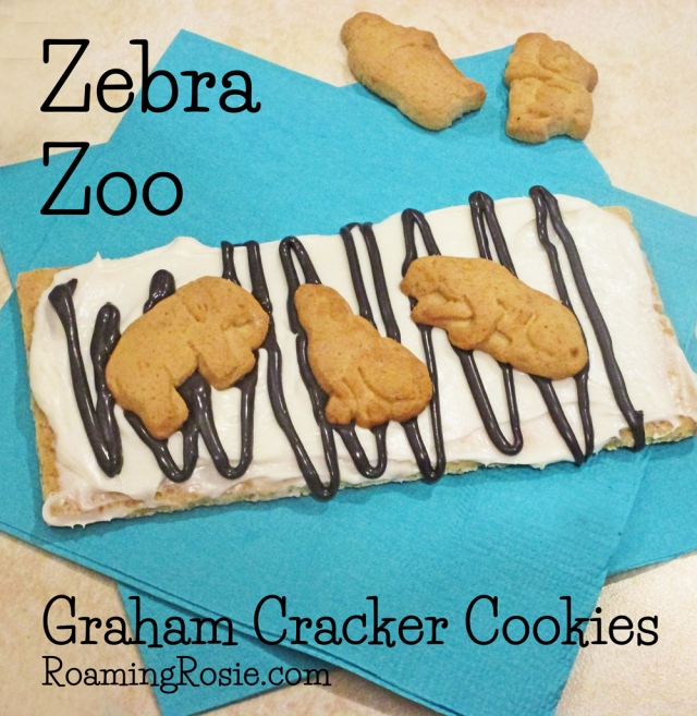 Zebra Zoo Graham Cracker Cookies 