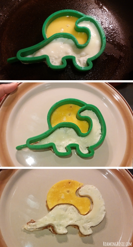 Eggosaurus dinosaur shaped eggs